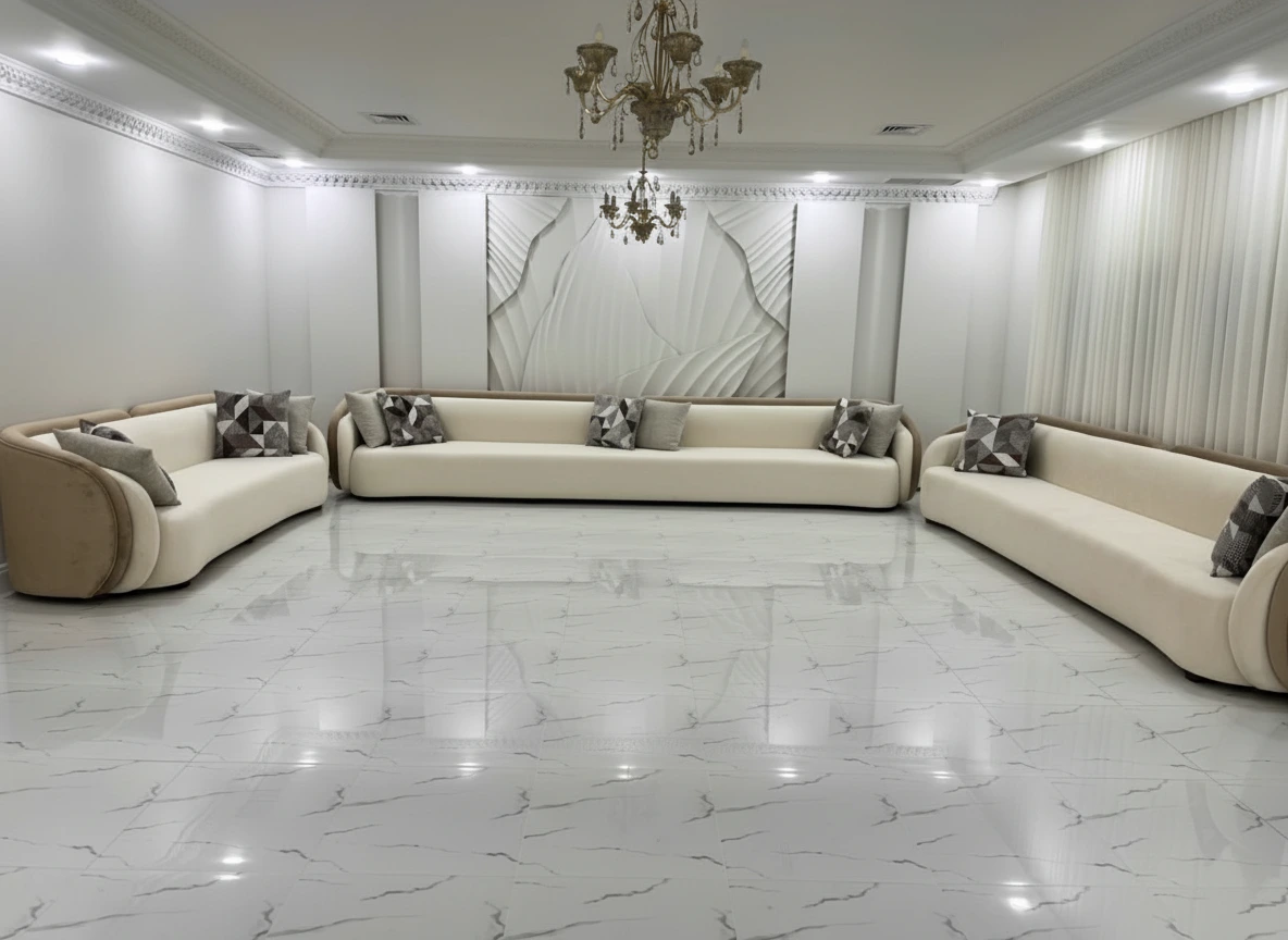 طقم كنب كلاسيك 2 ظهر 